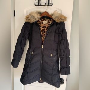 Navy Blue Women’s Down Coat